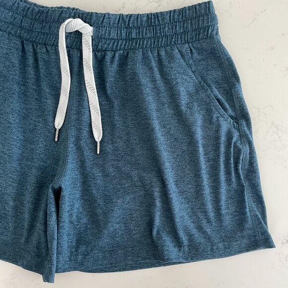 Pacific Trail Casual Elasticized Waist w Drawcord Poly Shorts Teal Blue Sz S - Picture 3 of 11